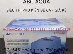 MÁY SỤC KHÍ OXY TÍCH ĐIỆN CHO HỒ KOI, HỒ CÁ CẢNH RESUN ACD-30 ACD-80 ACD-130