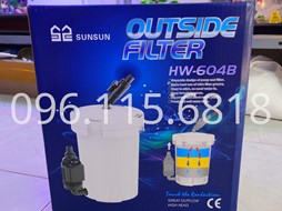 LỌC PHỤ KÈM BƠM SUNSUN HW 604B